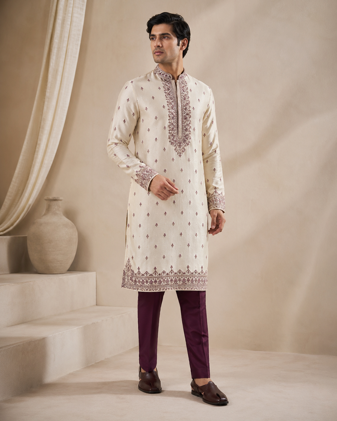 Ivory Royale Mens Kurta